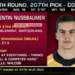NHL – Valentin Nussbaumer libéré par les coyotes