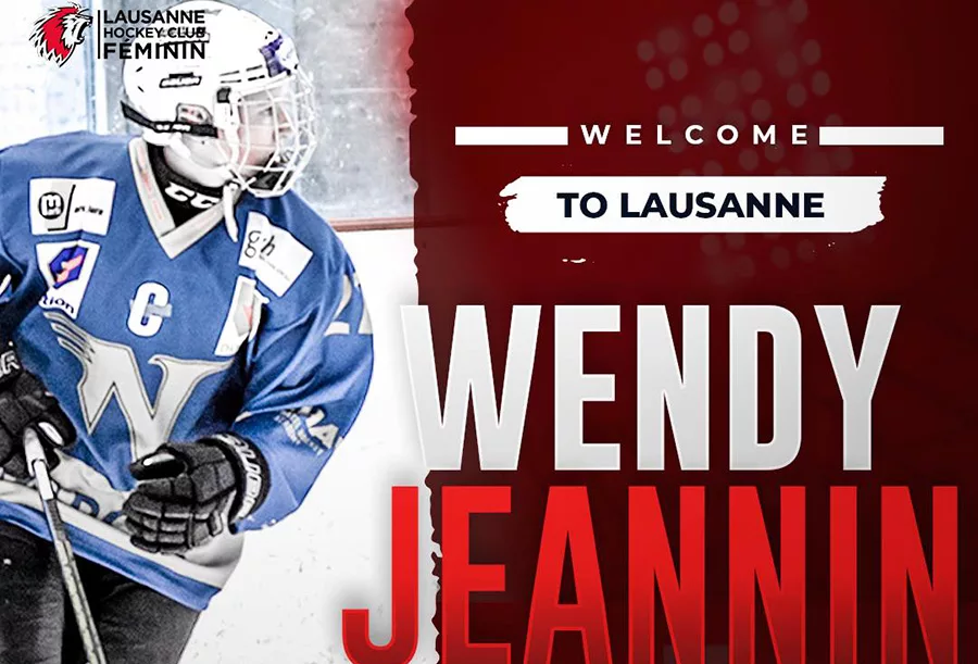 SWHL D – Arrivée de Wendy Jeannin pour la “deux” du LHC Féminin