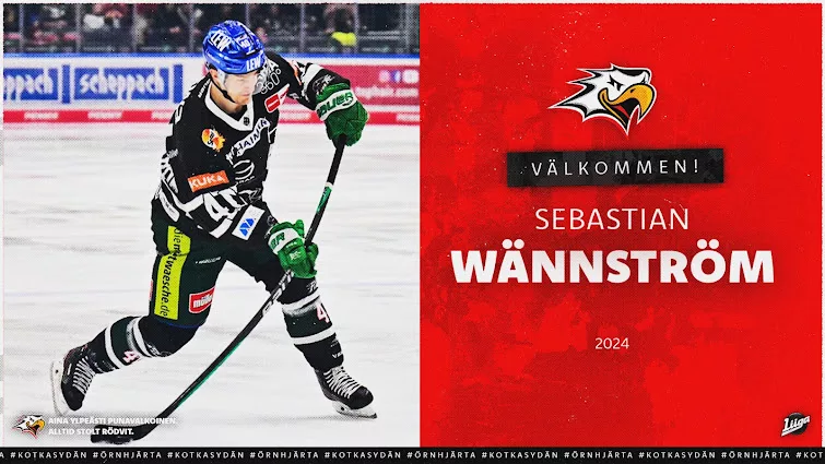 LIIGA – Vaasan Sport engage l’ex-Ajoulot Sebastian Wännström