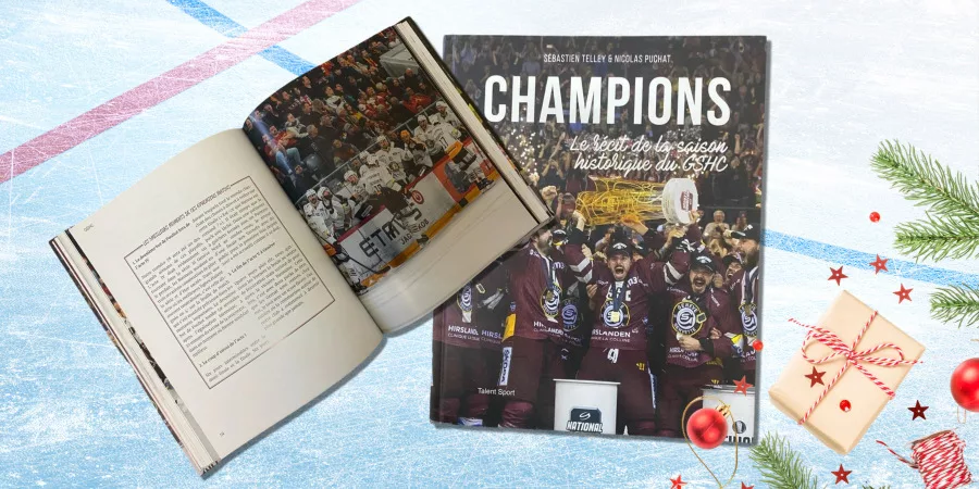 IDÉE-CADEAU – «CHAMPIONS», le livre retraçant la saison du titre du GSHC