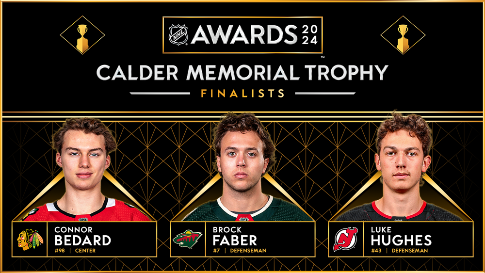 NHL – Les nominés pour le Trophée Calder (meilleur recrue)
