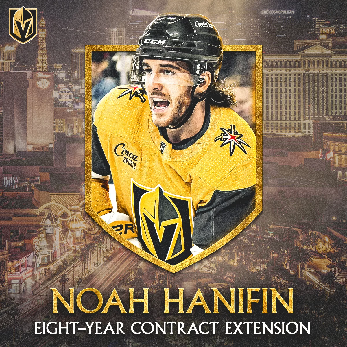 NHL – Le jackpot pour Noah Hanifin à Las Vegas