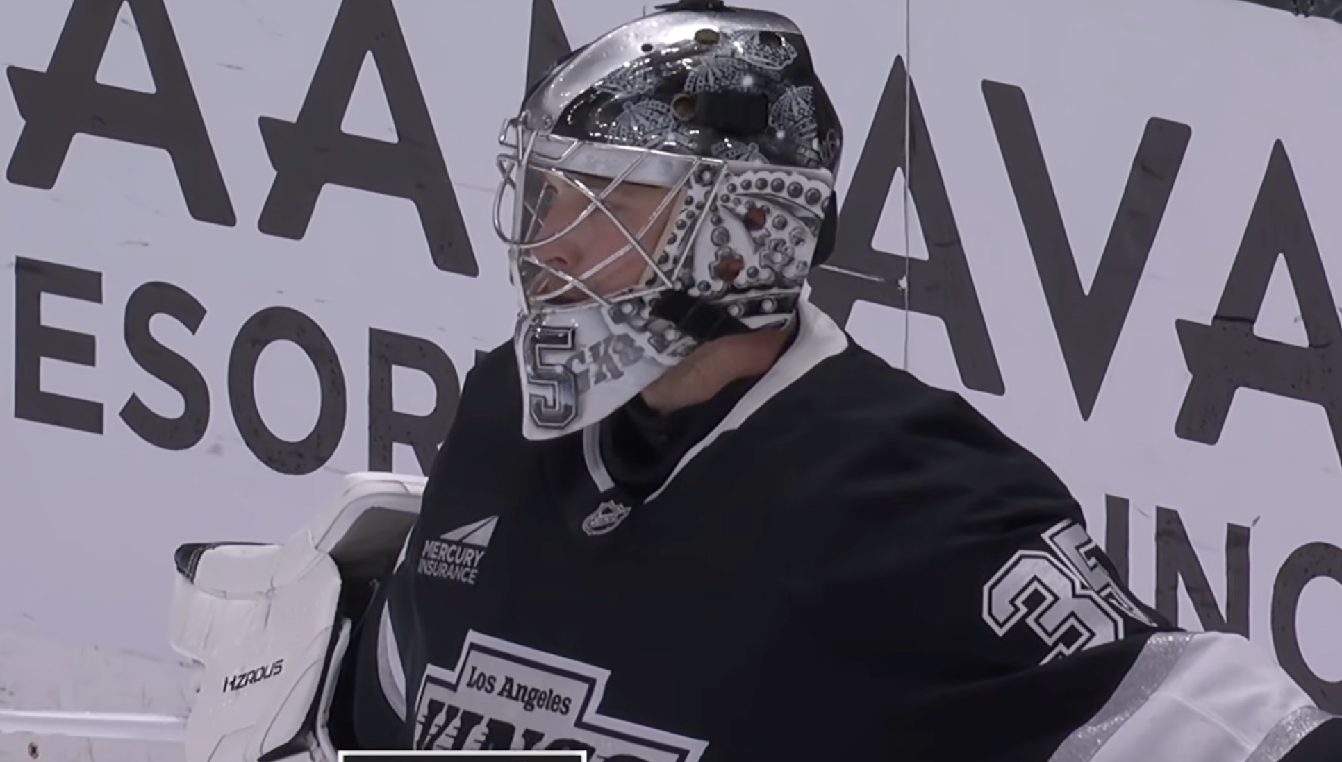 NHL – Le gardien Darcy Kuemper (LAK) provoque un penalty plutôt rare