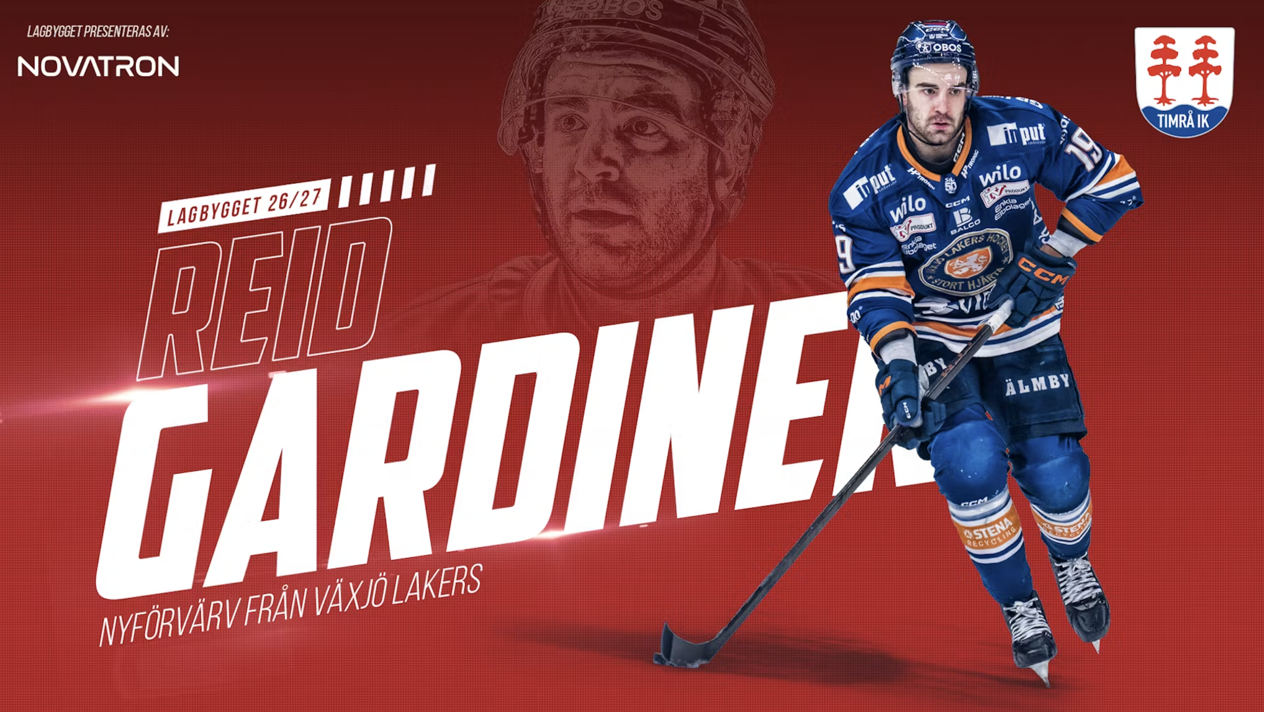SHL – Timrå renforce son attaque avec le Canadien Reid Gardiner
