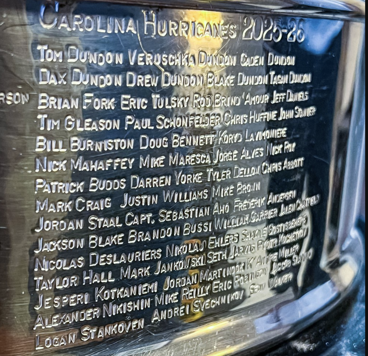 NHL – Polémique autour des noms gravés sur la coupe Stanley