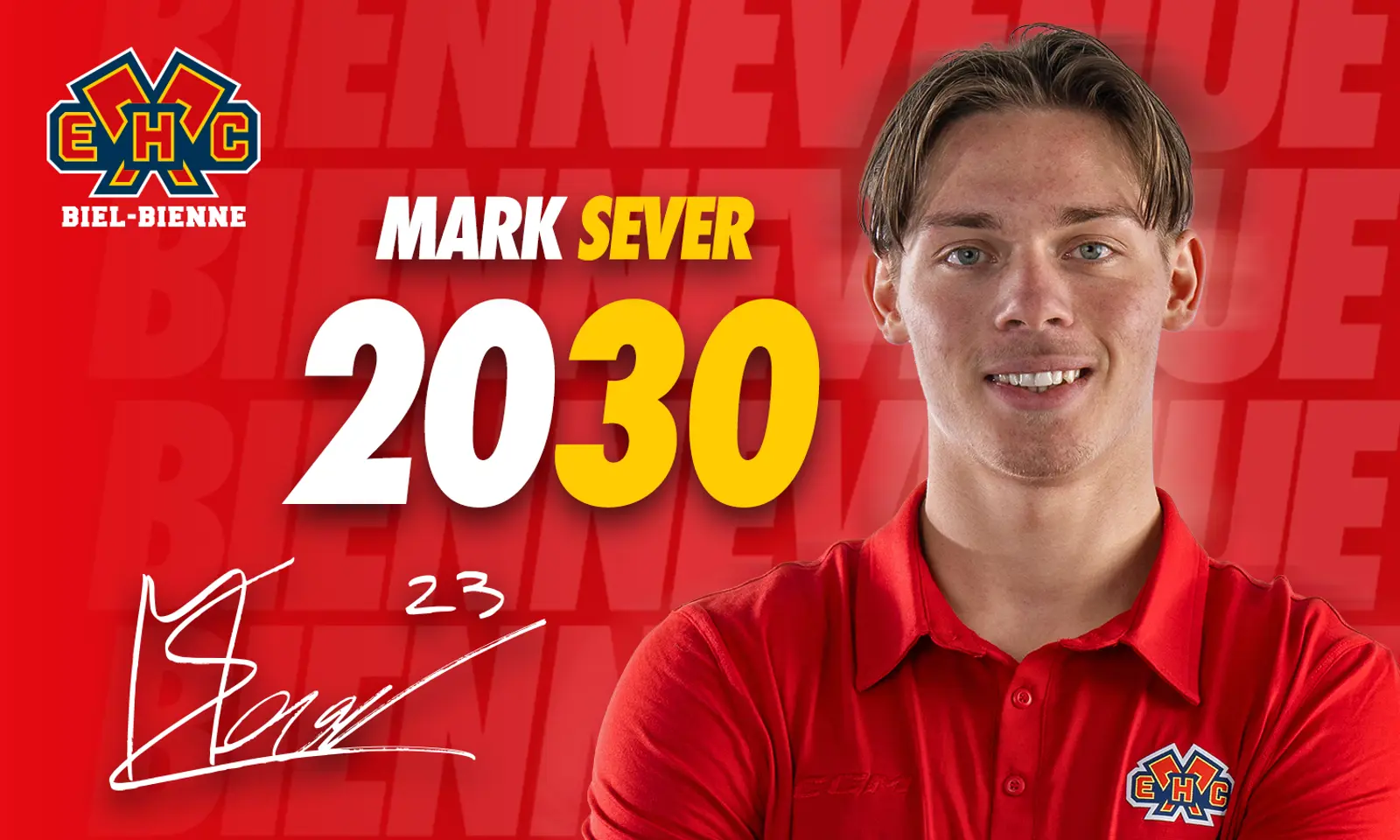 BIENNE – Trois ans supplémentaires au contrat de Mark Sever