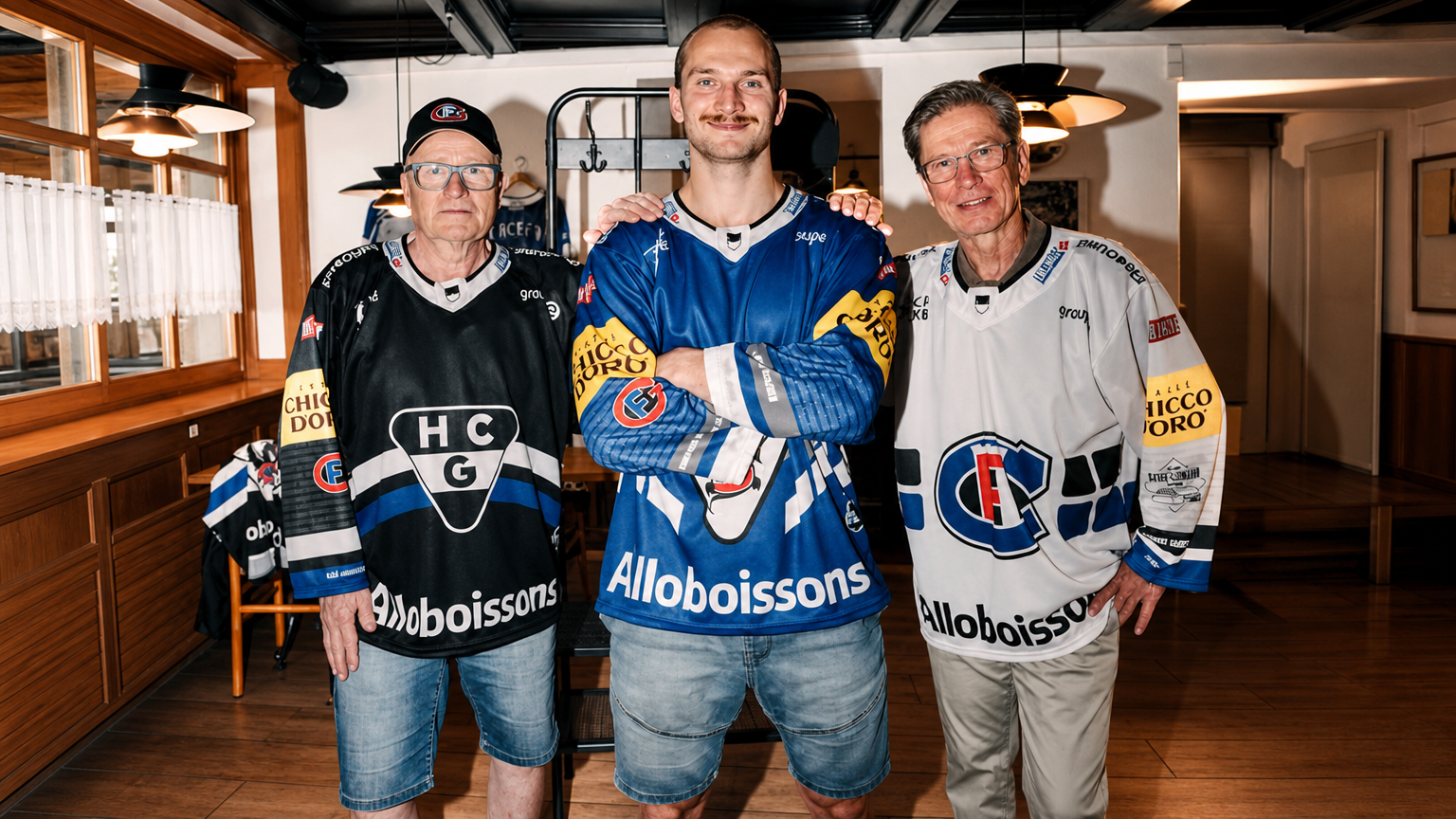 FRIBOURG – Trois maillots, trois logos