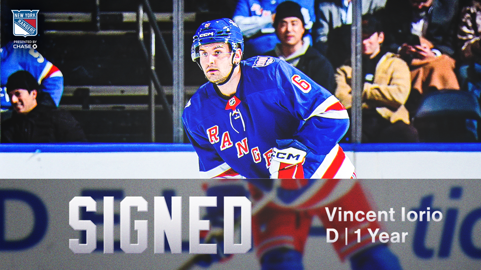 NHL – Les Rangers misent sur Vincent Iorio