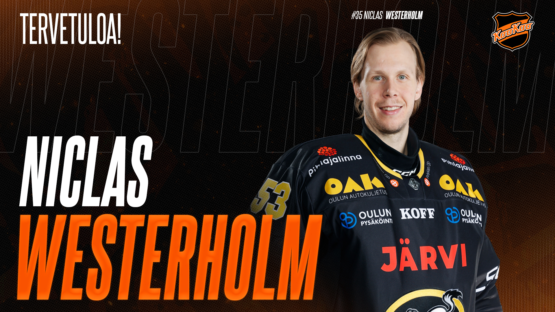 LIIGA – KooKoo engage Niclas Westerholm en urgence