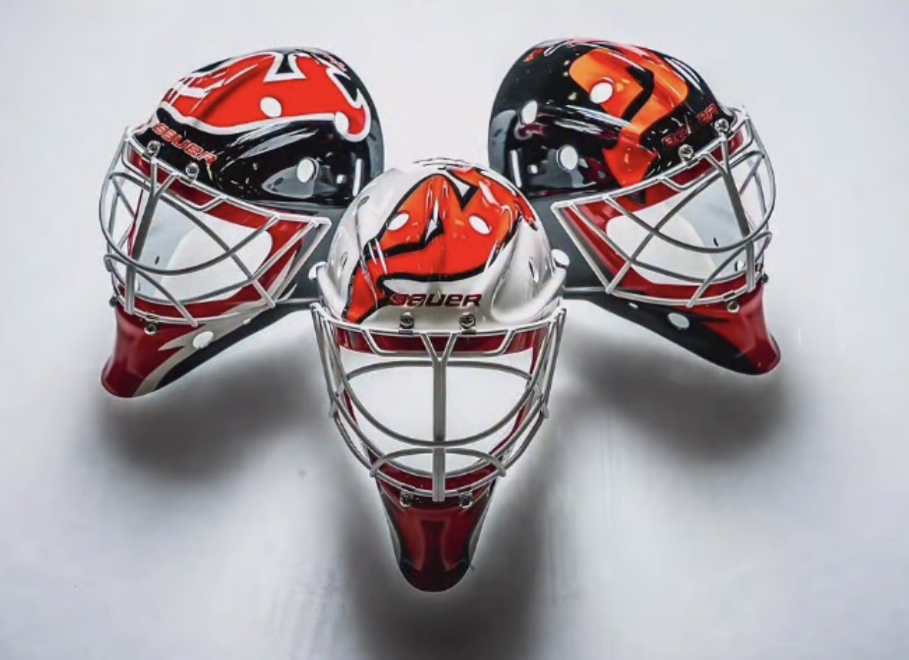 NHL – Les trois nouveaux masques de Jake Allen (NJ Devils)
