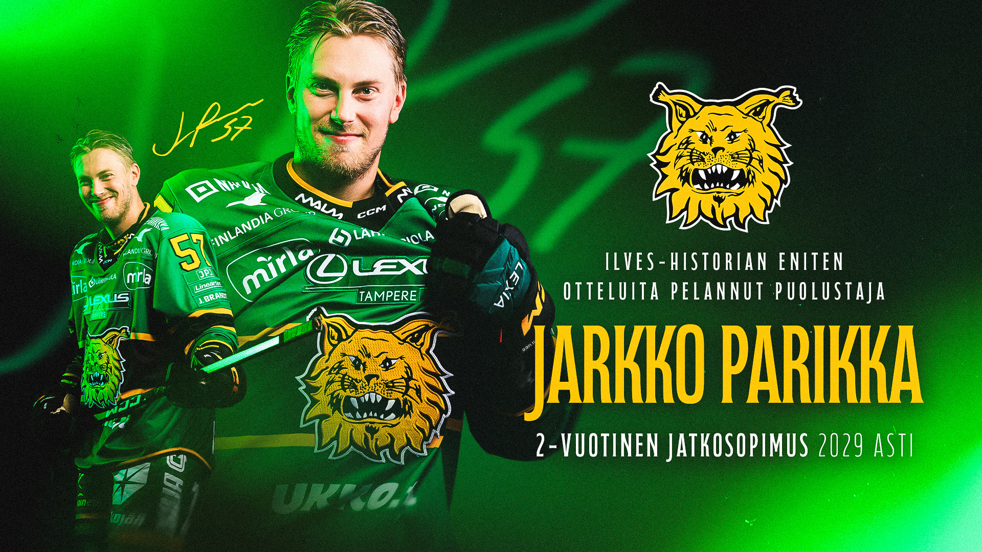 LIIGA – Jarkko Parikka signe pour une  douxième et treizième saison avec Ilves
