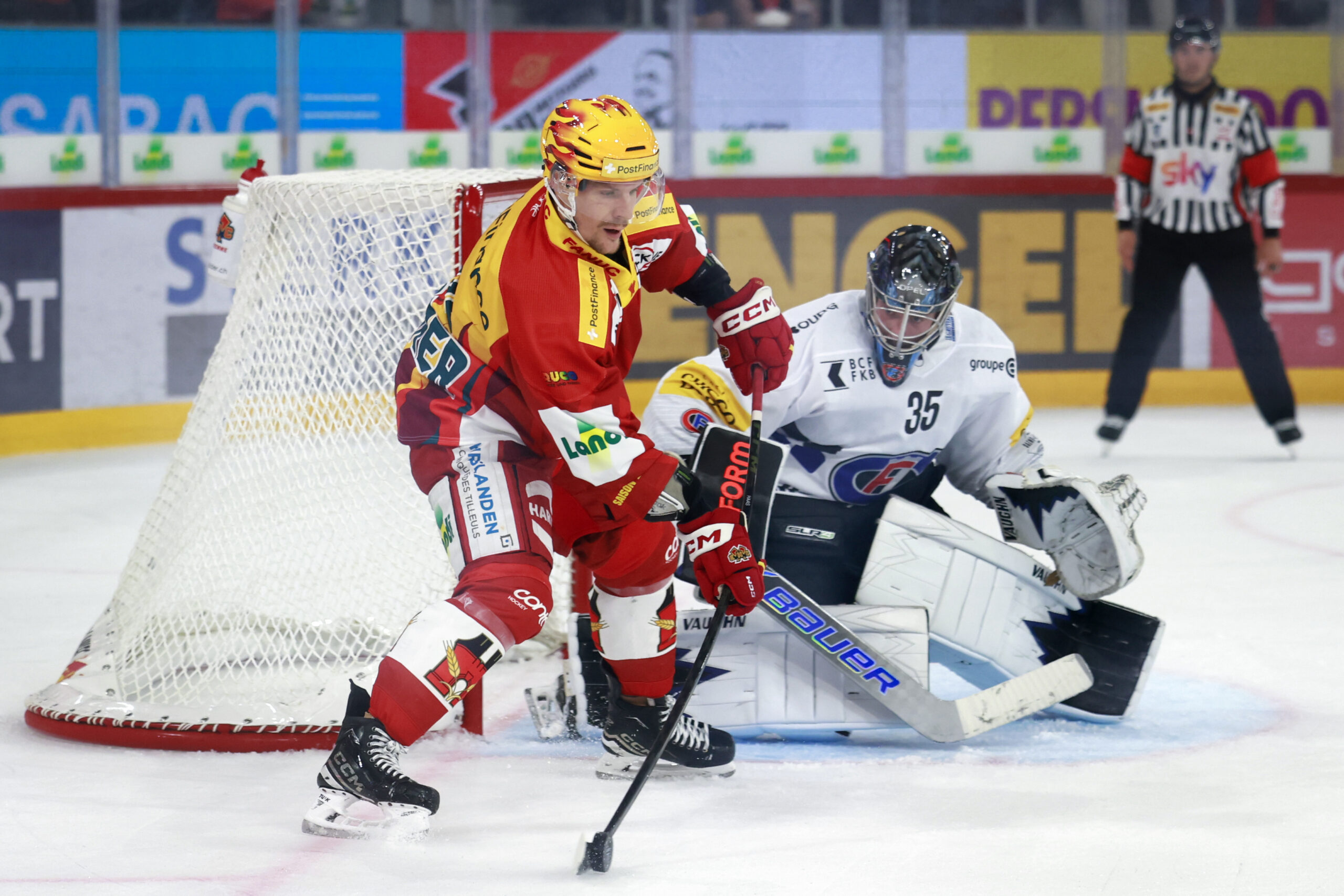 NATIONAL LEAGUE – Bienne s&rsquo;offre le champion en fin de match, doublé de Skinner
