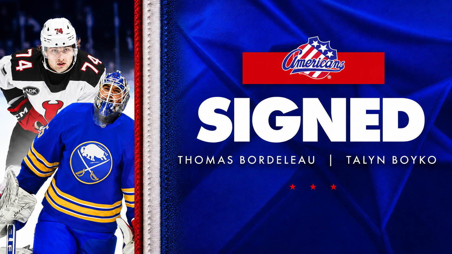AHL – Thomas Bordeleau va jouer pour l&rsquo;instant à Rochester