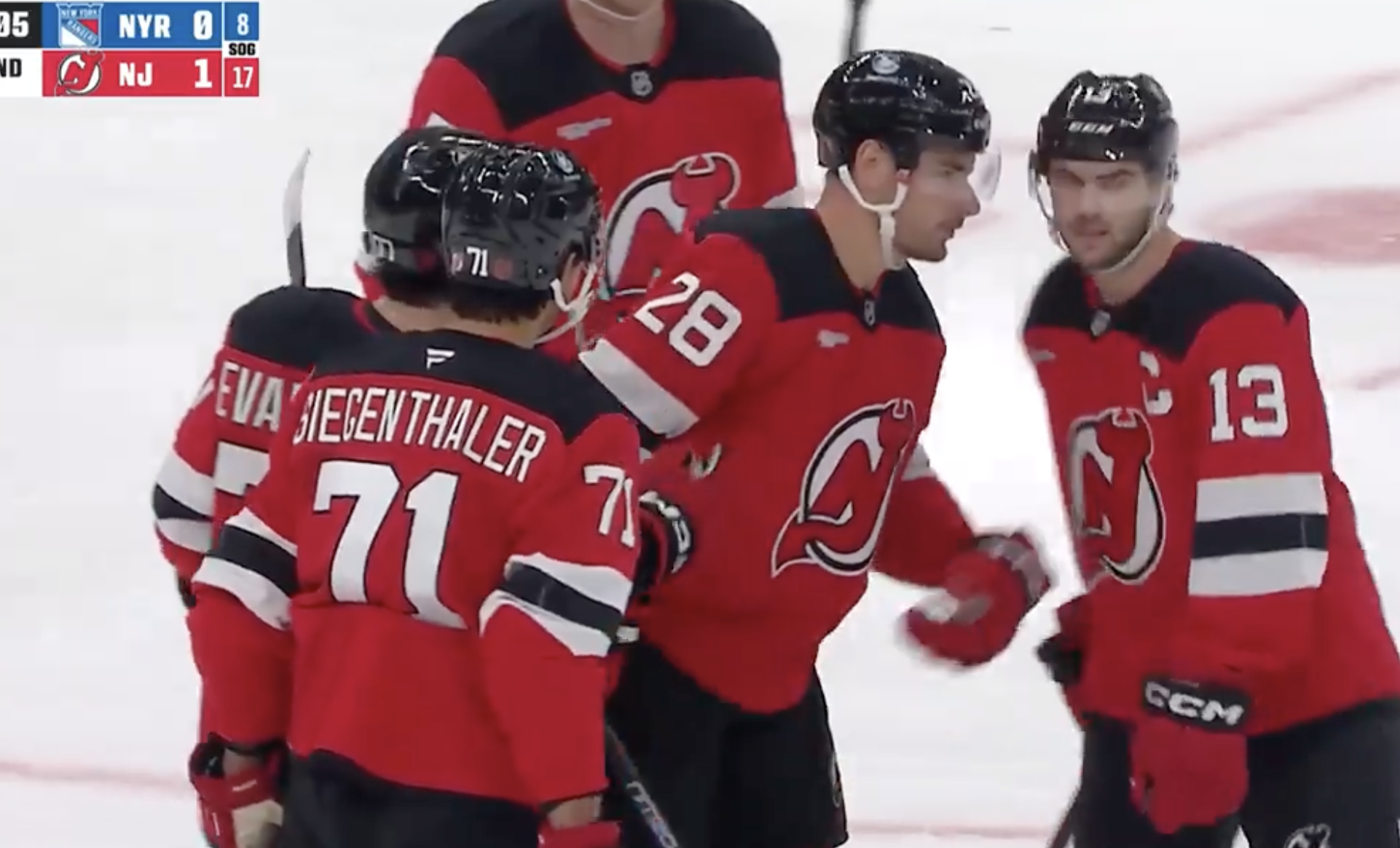 La nuit des Suisses (Prép) – Meier et Hischier sonnent la charge pour les Devils