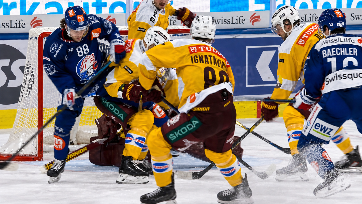 NATIONAL LEAGUE – L&rsquo;offensive des Aigles est restée muette à Zurich