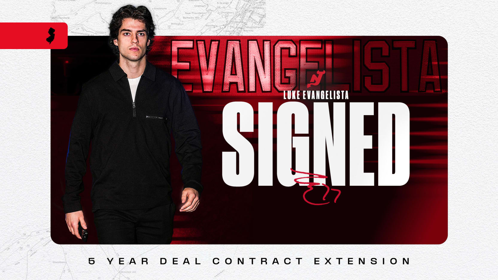 NHL – Luke Evangelista s&rsquo;entend pour 5 ans avec les Devils