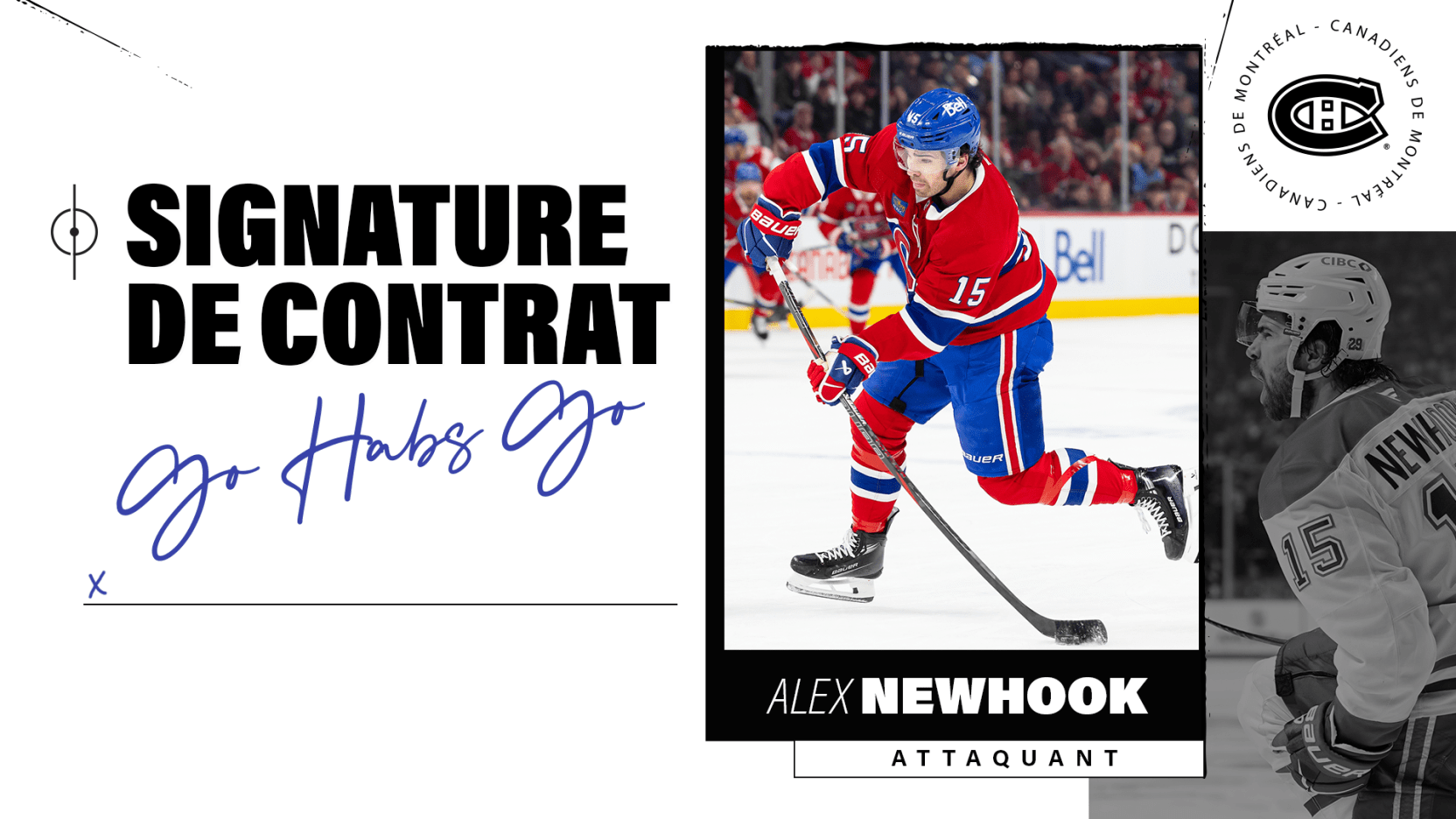 NHL – Montréal et Alex Newhook s&rsquo;entendent pour 4 ans de plus