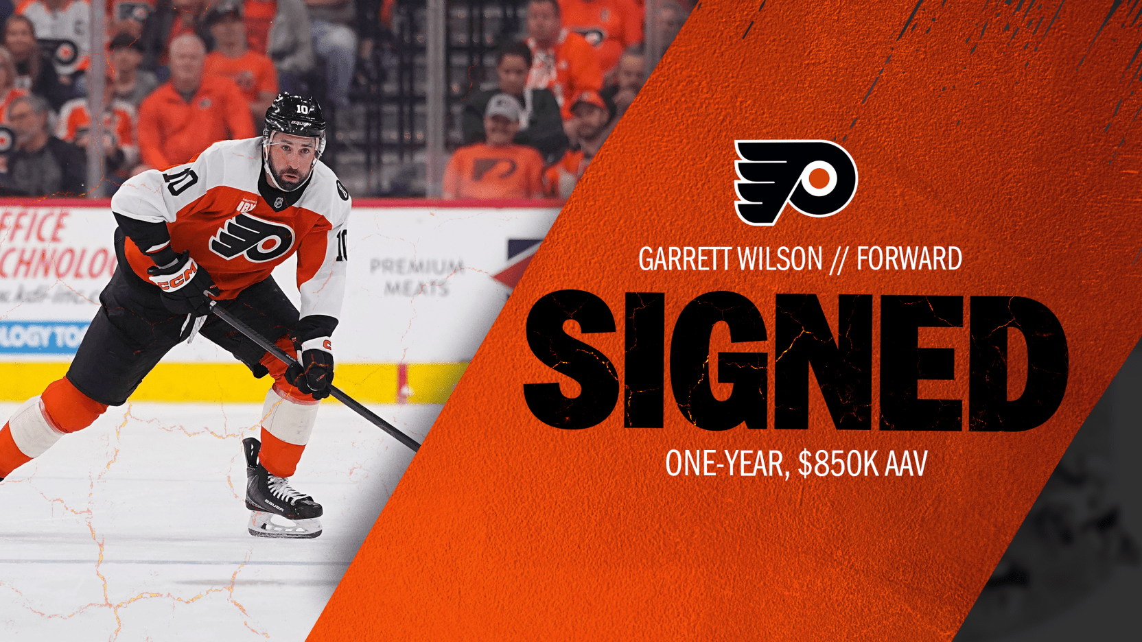 NHL – Garrett Wilson rempile à Philadelphie