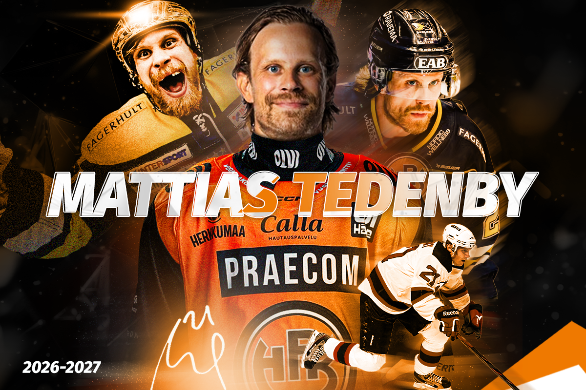 LIIGA – Mattias Tedenby (ex-Davos) rejoint le HPK jusqu’à la fin de la saison
