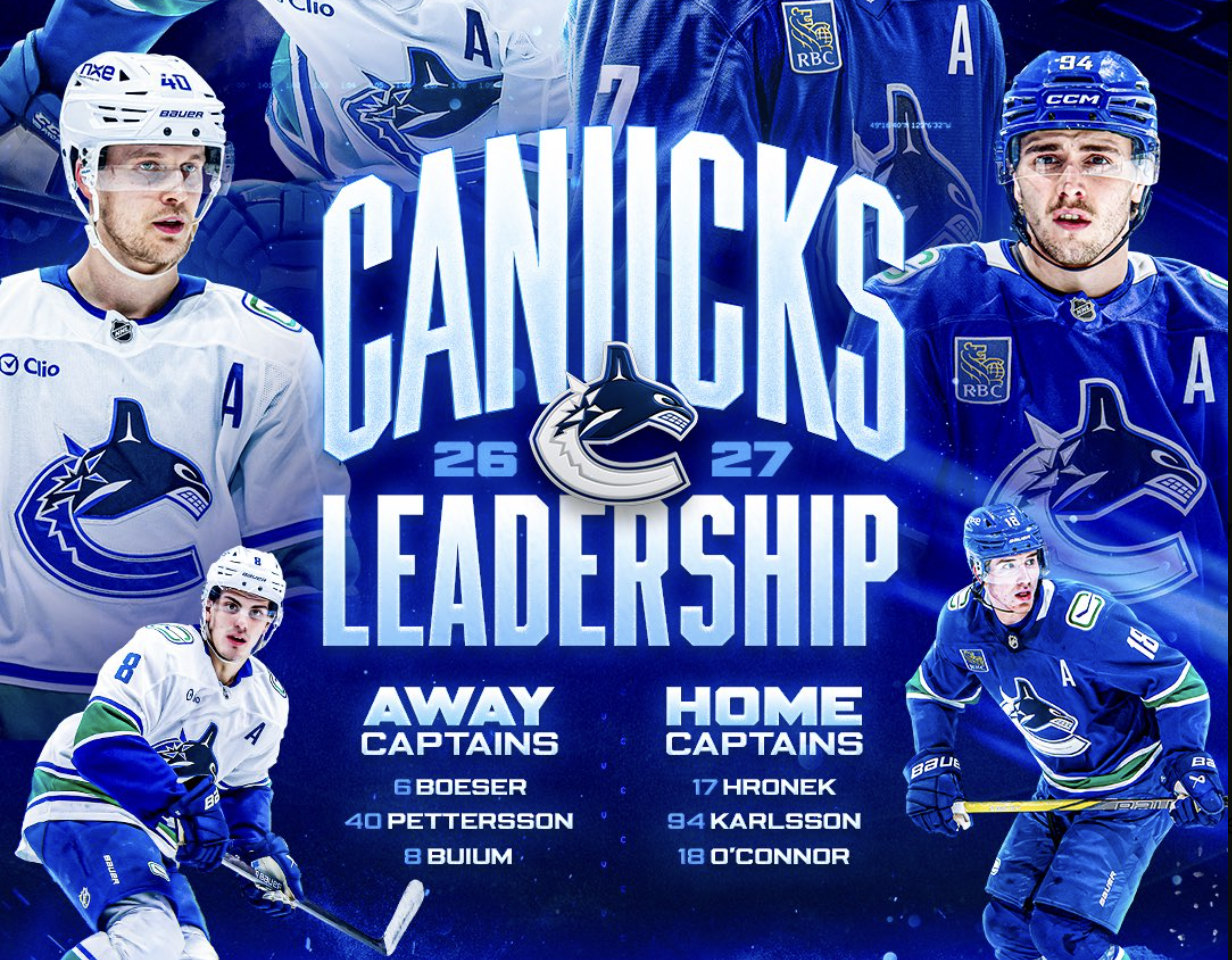 NHL – Vancouver et Columbus auront six assistants mais pas de capitaine