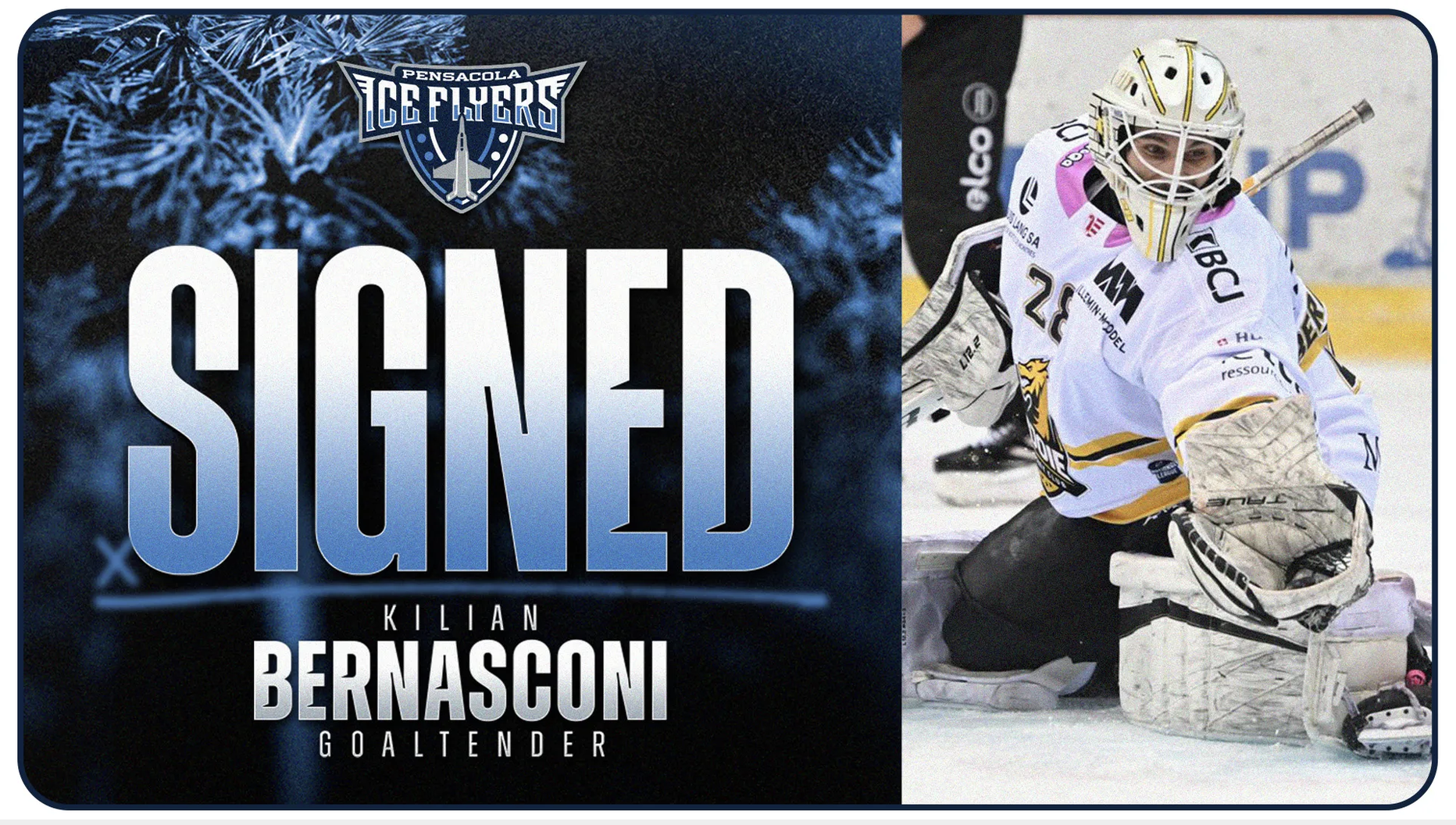 SPHL – D&rsquo;Ajoie en Floride, Kilian Bernasconi tente l’aventure nord-américaine