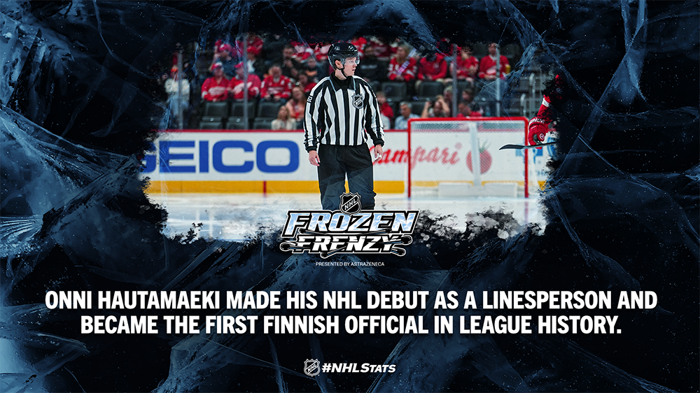 ARBITRAGE – Le Finlandais Onni Hautamäki fête ses 31 ans… en sifflant en NHL!
