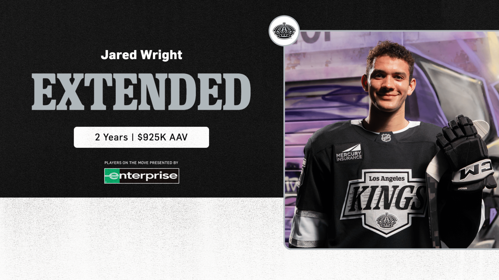 NHL – Les Kings prolongent Jared Wright jusqu’en 2029